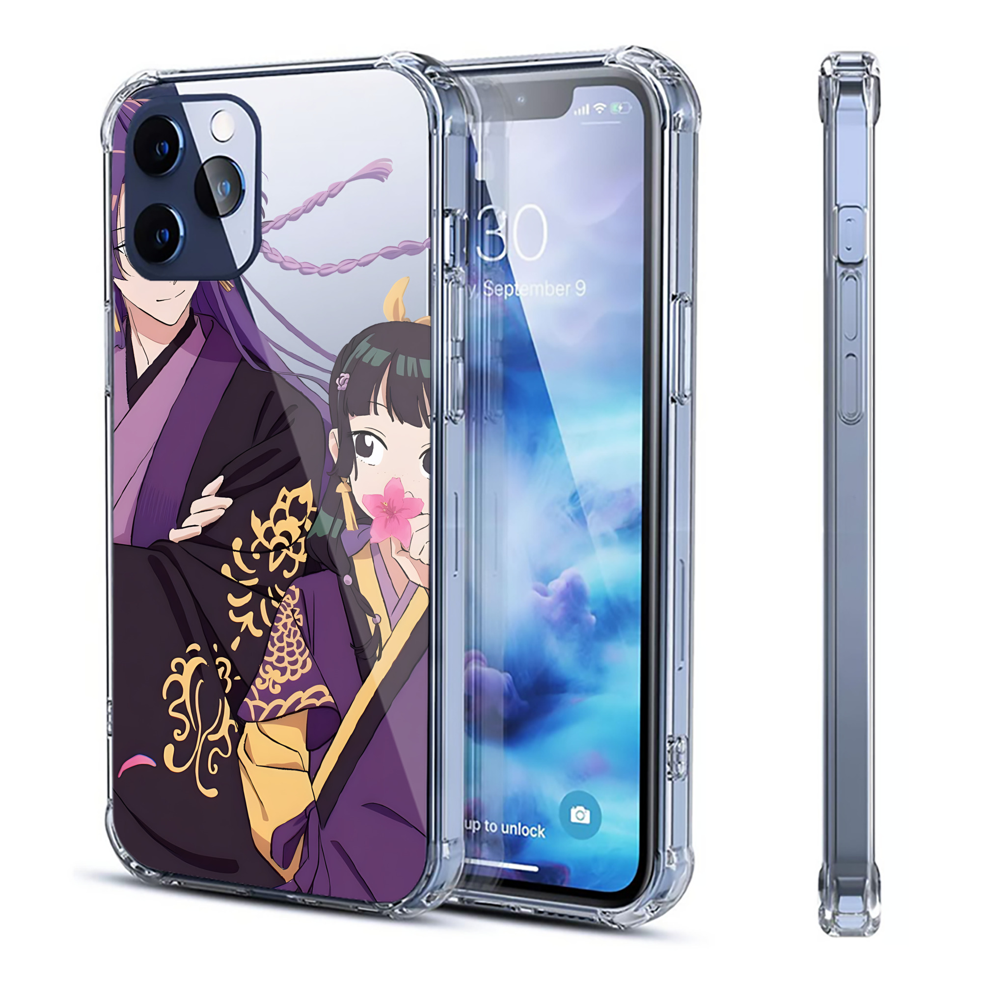 （画像用） 薬屋のひとりごと The Apothecary Diaries 【iPhone 12シリーズ対応】透明スマホケース（クリアソフトケース）